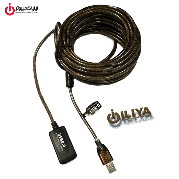 کابل افزایش طول USB 2.0 اکتیو دی‌نت مدل D-NET DT-461 15m