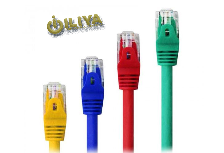 کابل شبکه CAT6 UTP کی نت مدل K-NET K-NCP6U003 به طول 30 سانتی متر