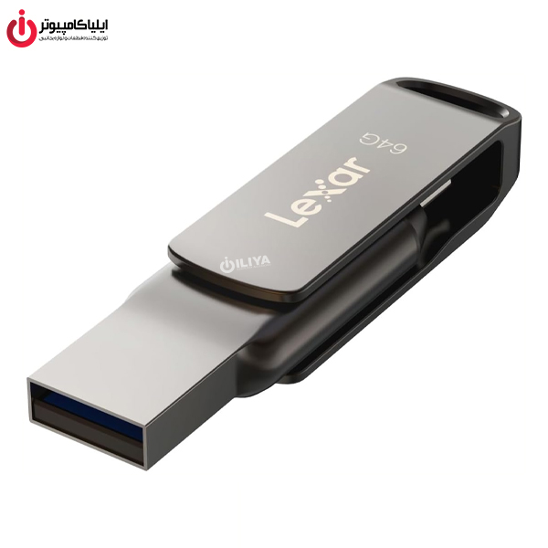 فلش مموری لکسار مدل LEXAR JumpDrive D400 ظرفیت 64GB