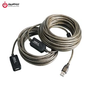 کابل افزایش طول USB 2.0 اکتیو دی‌نت مدل D-NET DT-461 به طول 20 متر