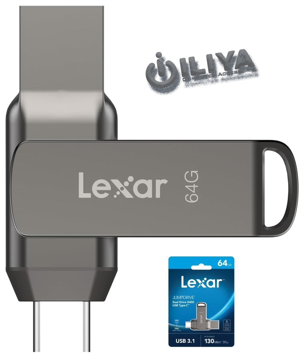 فلش مموری لکسار مدل LEXAR JumpDrive D400 ظرفیت 64GB