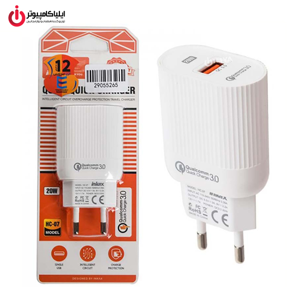 شارژر دیواری اینکاکس مدل INKAX HC-07