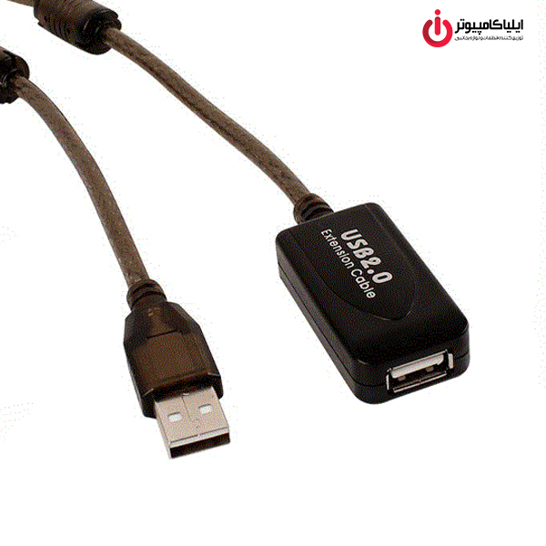 کابل افزایش طول USB 2.0 اکتیو دی‌نت مدل D-NET DT-461 به طول 20 متر