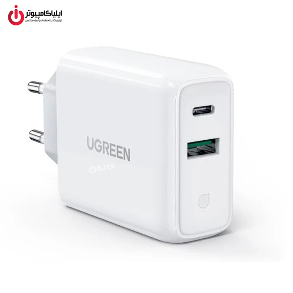 خرید شارژر دیواری ۳۸ وات یوگرین مدل UGREEN CD170-60468 از ایلیاکامپیوتر مشهد