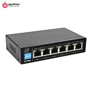 خرید سوئیچ شبکه PoE دی-لینک مدل D-Link DGS-F1006P-E از ایلیاکامپیوتر مشهد