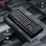 کیبورد سیم‌دار هترون مدل HATRON HK180 - Image 4