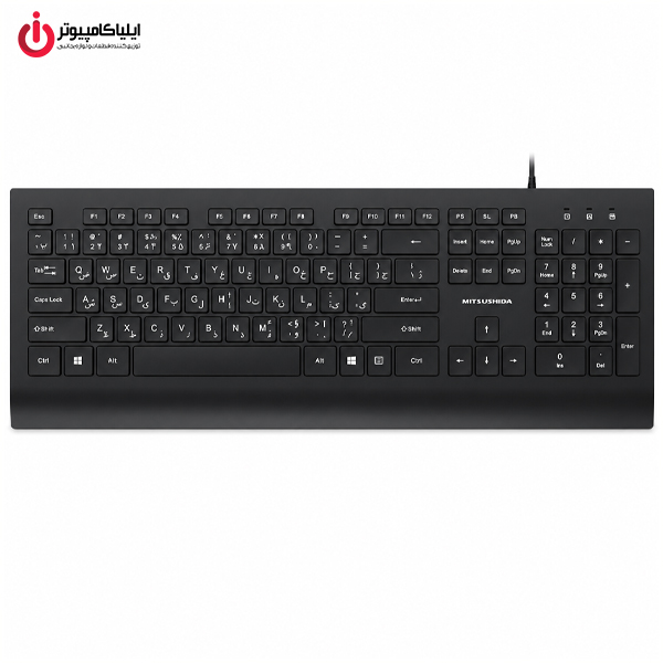 MITSUSHIDA KC-AN730 خرید کیبورد سیمدار میتسوشیدا مدل MITSUSHIDA KC-AN730 از ایلیاکامپیوتر مشهد