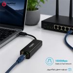 تبدیل Type-C به LAN رپو مدل RAPOO XD20 - Image 6