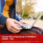 خرید فلش مموری سن دیسک Extreme Fit USB-C ظرفیت 128 گیگابایت از ایلیاکامپیوتر مشهد