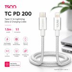 خرید کابل Type-C به Lightning تسکو مدل TSCO TC PD 200 از ایلیاکامپیوتر مشهد