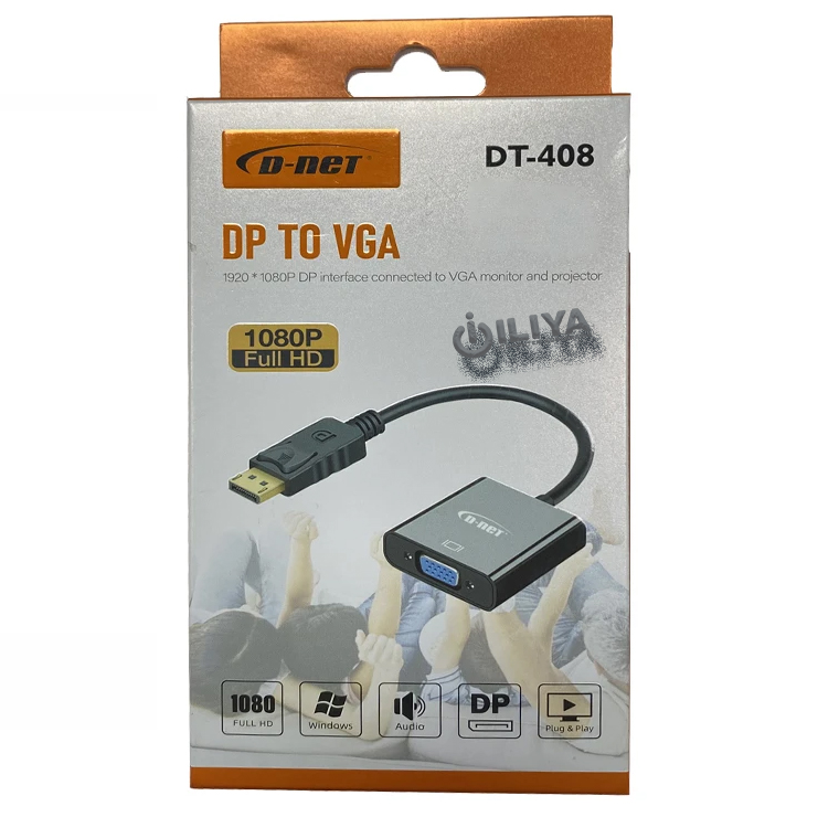 تبدیل تصویر Display به VGA دی نت مدل D-NET DT-408