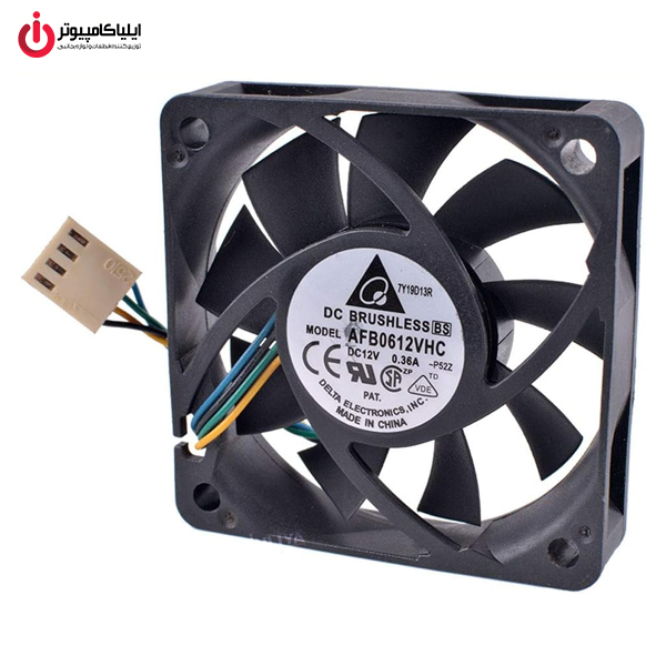 خرید فن کیس Delta AFB0612VHC 12V بلبرینگی از ایلیاکامپیوتر مشهد