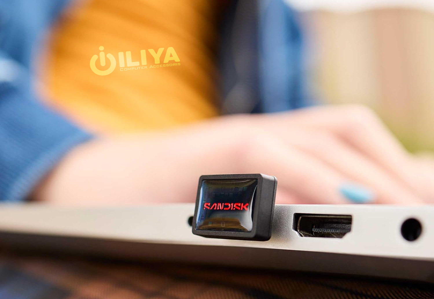 خرید فلش مموری SanDisk Extreme Fit USB-C ظرفیت 256 گیگابایت از ایلیاکامپیوتر مشهد