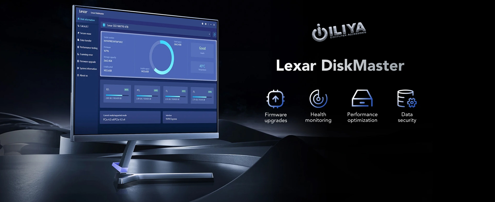 خرید هارد SSD لکسار مدل Lexar NS100 از ایلیاکامپیوتر مشهد