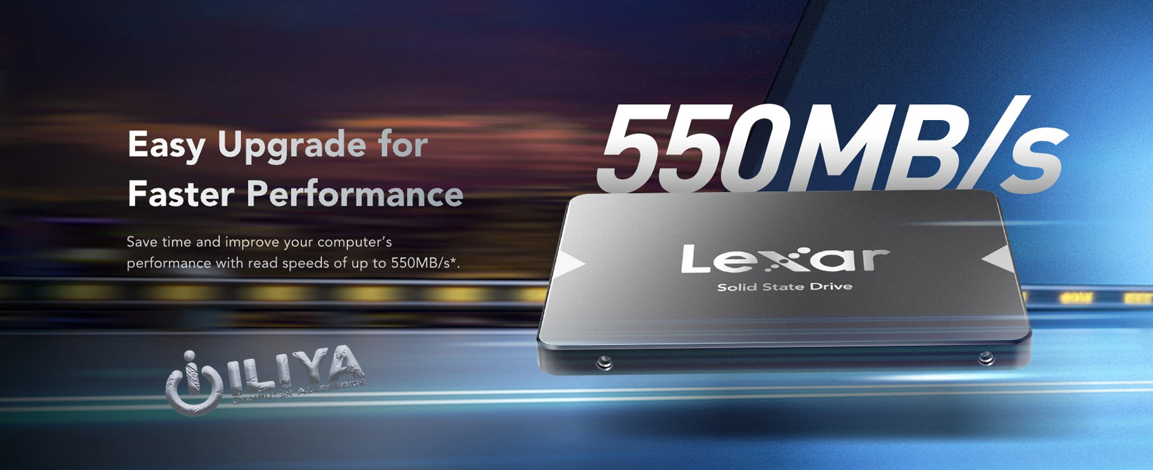 خرید هارد SSD لکسار مدل Lexar NS100 از ایلیاکامپیوتر مشهد