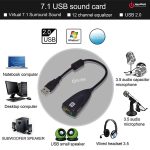 خرید کارت صدا اکسترنال USB مدل 5HV2 از ایلیاکامپیوتر مشهد