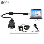 خرید کارت صدا اکسترنال USB مدل 5HV2 از ایلیاکامپیوتر مشهد