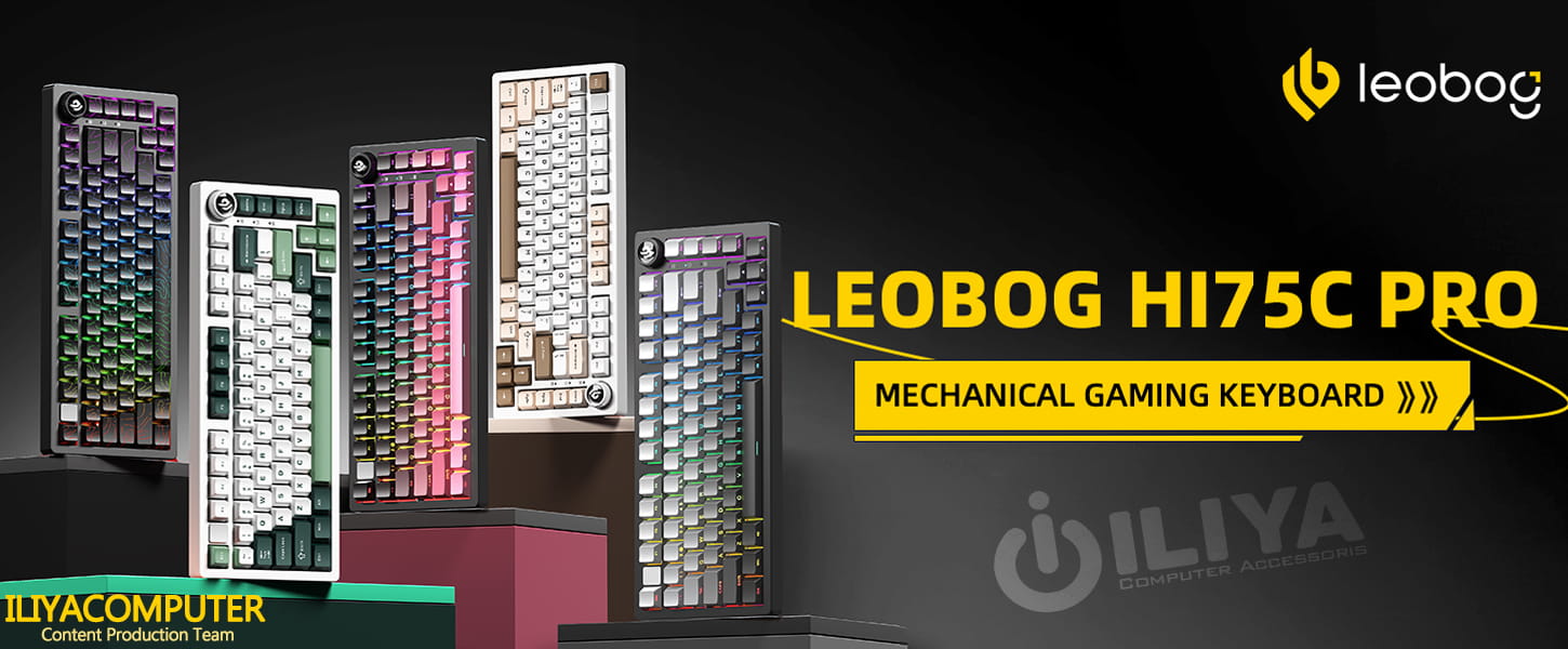 خرید کیبورد مکانیکال AULA Leobog Hi75C PRO از ایلیاکامپیوتر مشهد