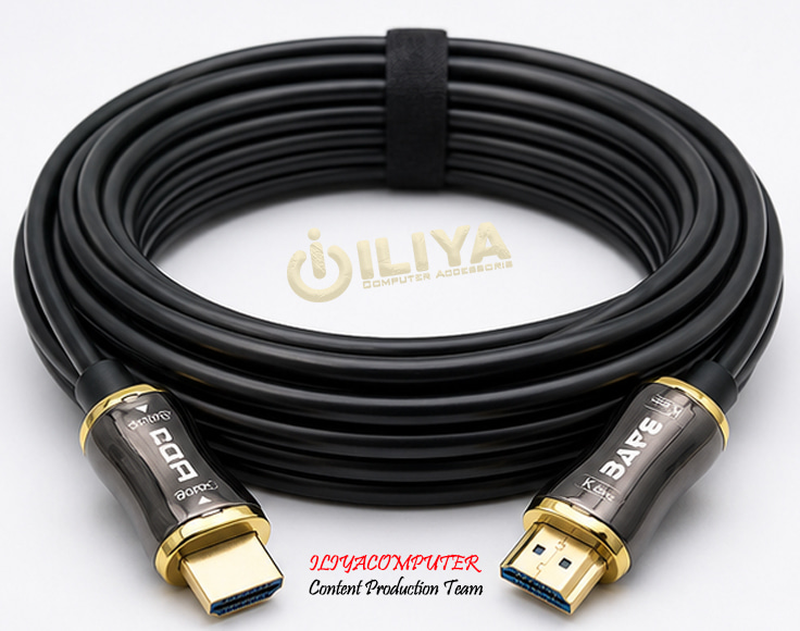 خرید کابل HDMI 2.1 اپتیکال بافو BAFO HDMI-AOC-25M از ایلیاکامپیوتر مشهد