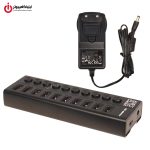 هاب یو اس بی آداپتوری 10 پورت کی نت پلاس مدل K-NET PLUS KP-HA110 - Image 3