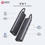 خرید هاب 6 پورت UGREEN CM512-45000 از ایلیاکامپیوتر مشهد