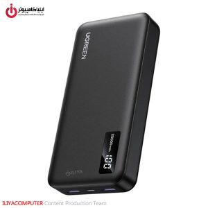 پاوربانک 20000 میلی‌آمپر یوگرین مدل UGREEN PB312-25683