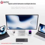 خرید کیبورد وایرلس و بلوتوثی رپو مدل RAPOO E900T از ایلیاکامپیوتر مشهد