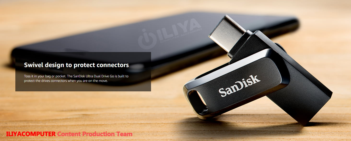خرید فلش مموری SanDisk Ultra Dual Drive Go 32GB از ایلیاکامپیوتر مشهد