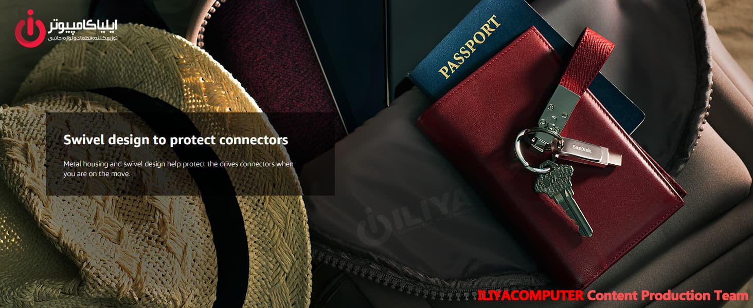 خرید فلش مموری SanDisk Ultra Dual Drive Luxe 32GB از ایلیاکامپیوتر مشهد