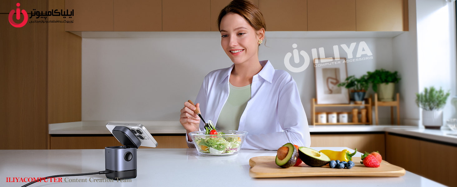 خرید شارژر رومیزی وایرلس UGREEN W709-45775 از ایلیاکامپیوتر مشهد