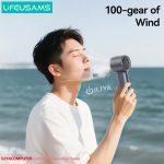 خرید پنکه شارژی دسته‌دار یوسامز مدل USAMS LU03FS02 از ایلیاکامپیوتر مشهد