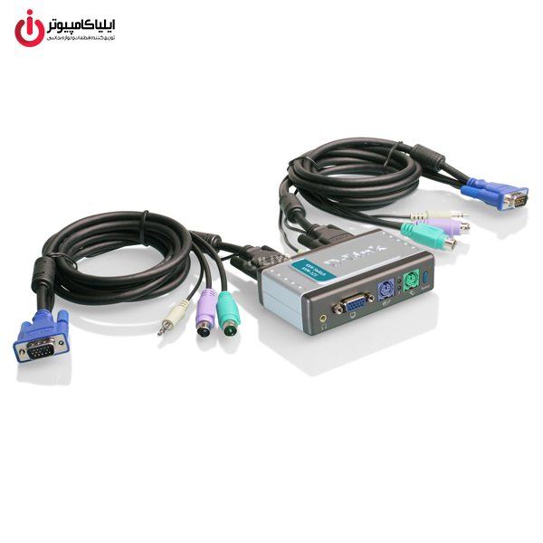 خرید سوئیچ KVM PS/2 دی لینک مدل D-Link KVM-121 از ایلیاکامپیوتر مشهد