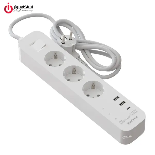 خرید چندراهی برق هادرون مدل HADRON P343 از ایلیاکامپیوتر مشهد