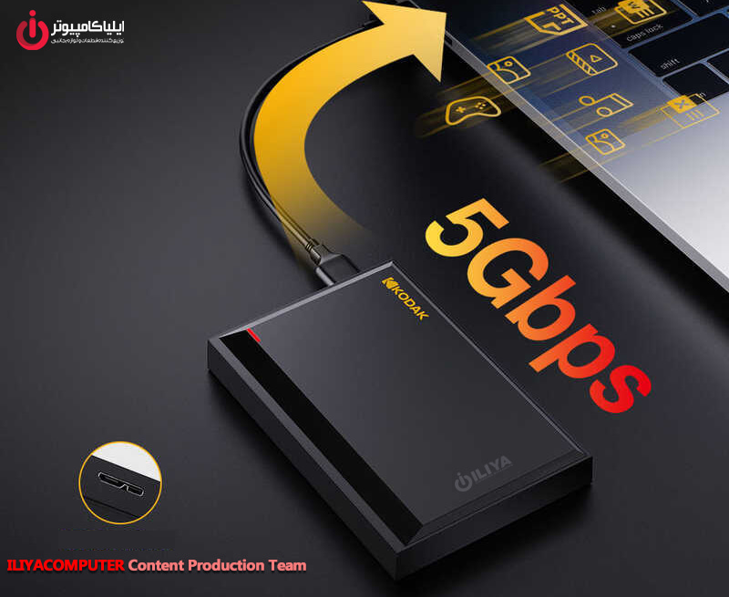 خرید هارد اکسترنال کداک مدل KODAK P190 500GB از ایلیاکامپیوتر مشهد