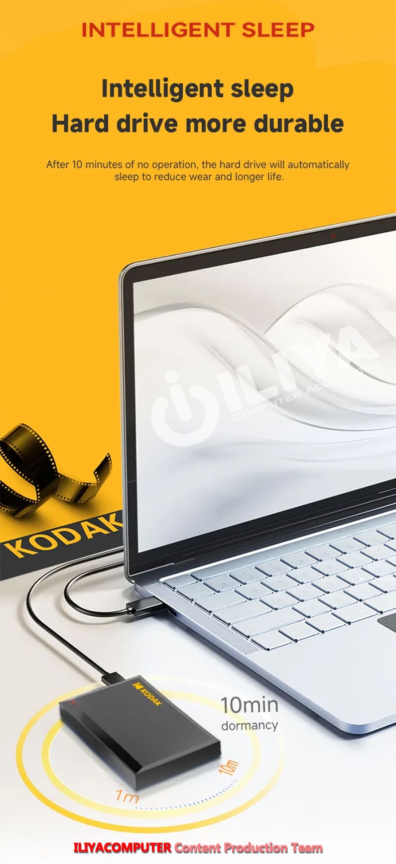 خرید هارد اکسترنال کداک مدل KODAK P190 500GB از ایلیاکامپیوتر مشهد