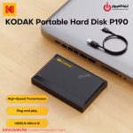 خرید هارد اکسترنال کداک مدل KODAK P190 500GB از ایلیاکامپیوتر مشهد