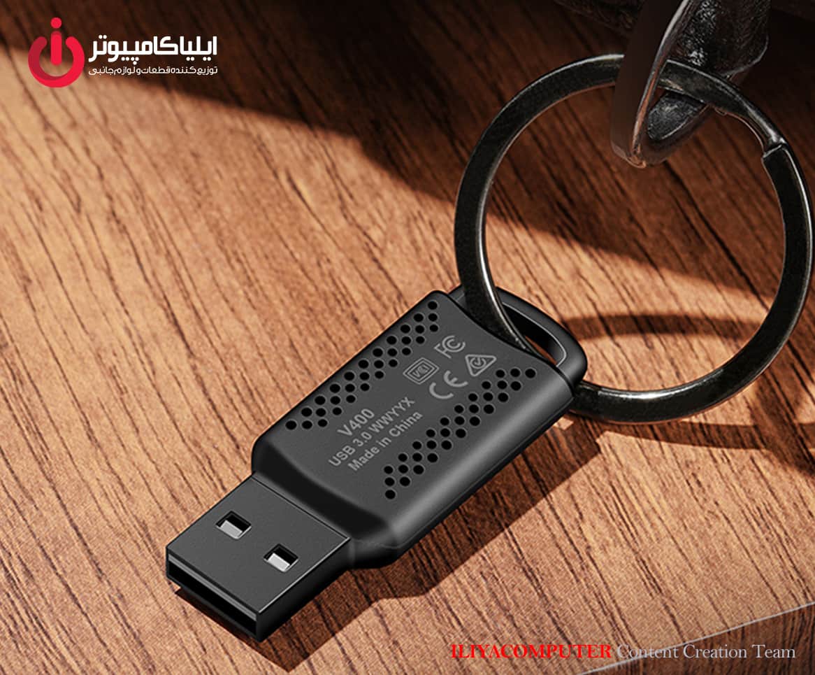 خرید فلش مموری LEXAR JumpDrive V400 ظرفیت 128 گیگابایت از ایلیاکامپیوتر مشهد
