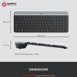 خرید کیبورد و موس بی سیم لاجیتک مدل LOGITECH MK470 از ایلیاکامپیوتر مشهد