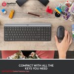 خرید کیبورد و موس بی سیم لاجیتک مدل LOGITECH MK470 از ایلیاکامپیوتر مشهد