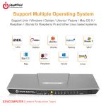 خرید کی وی ام سوئیچ 4 پورت HDMI لایمستون مدل LimeStone LS-HK41 از ایلیاکامپیوتر مشهد