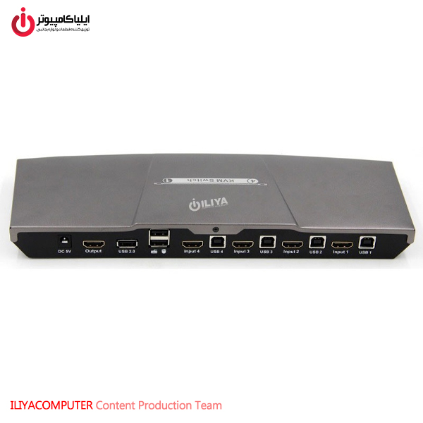 کی وی ام سوئیچ 4 پورت HDMI لایمستون مدل LimeStone LS-HK41