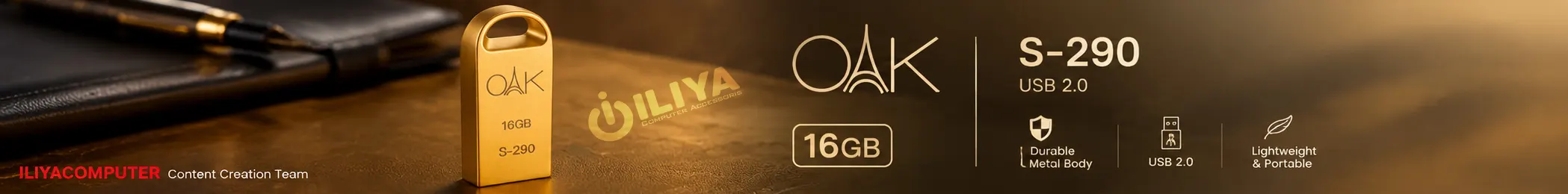خرید فلش مموری OAK S-290 16GB از ایلیاکامپیوتر مشهد