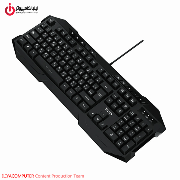 خرید کیبورد سیم دار تسکو مدل TSCO TK 8042 از ایلیاکامپیوتر مشهد