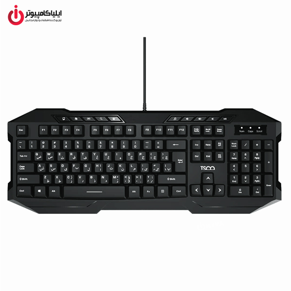 خرید کیبورد سیم دار تسکو مدل TSCO TK 8042 از ایلیاکامپیوتر مشهد